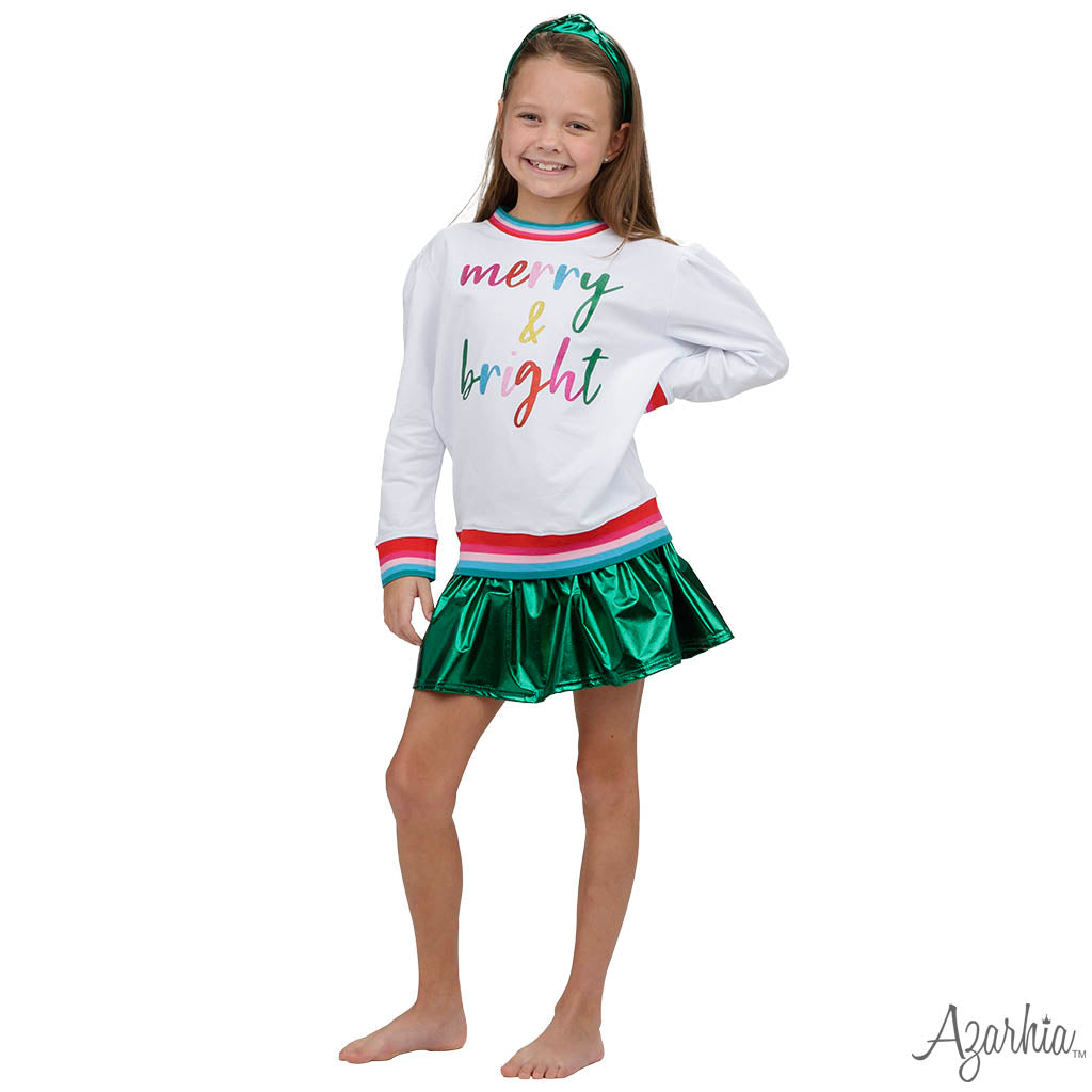 Glitter Merry & Bright Sweatshirt