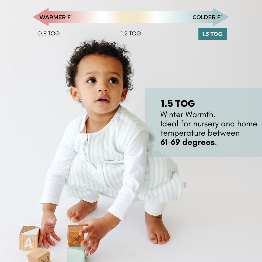 Dreamsuit | Striped Minty Green | 1.5 TOG