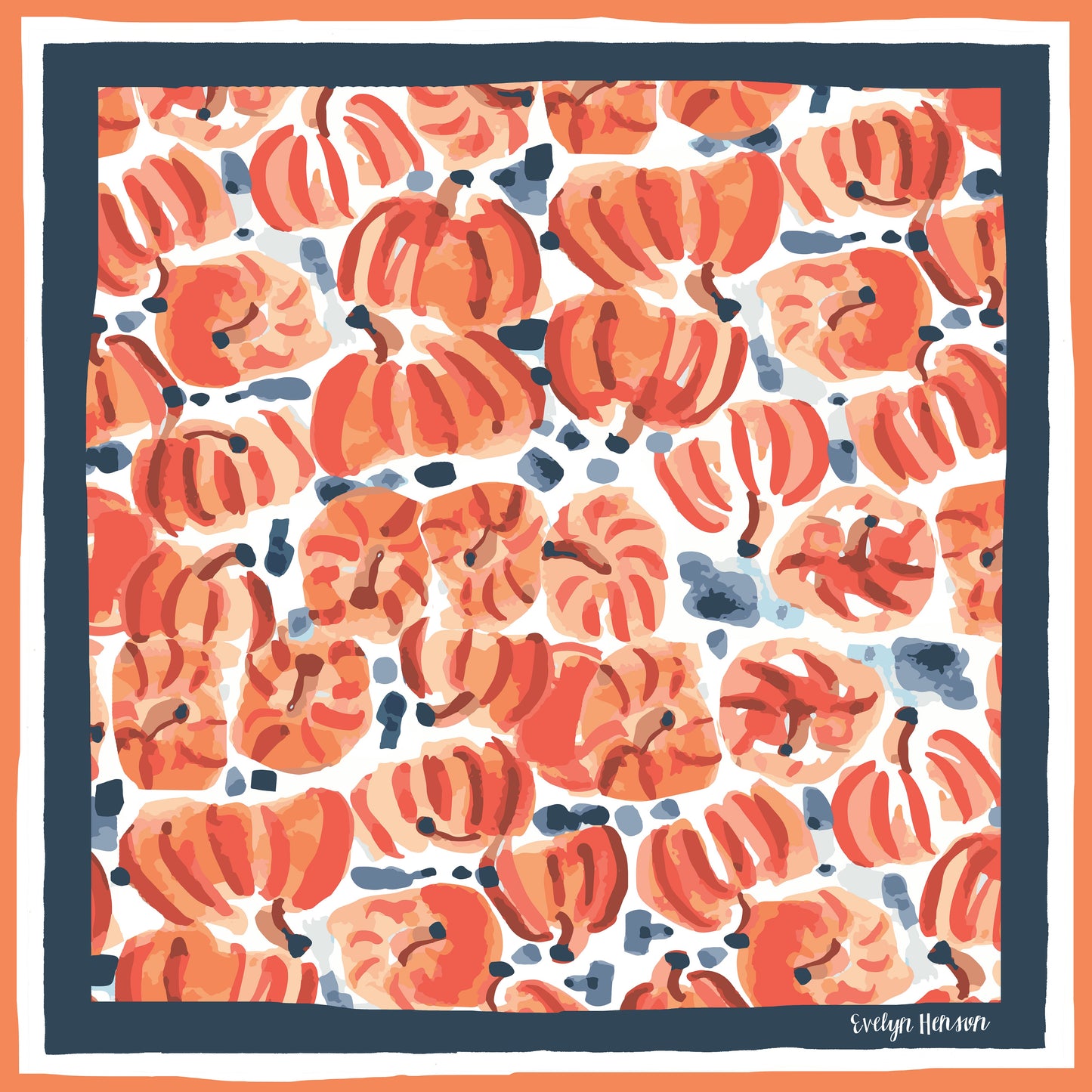 Happy Fall Double-Sided Mahjong Mat (Preorder)