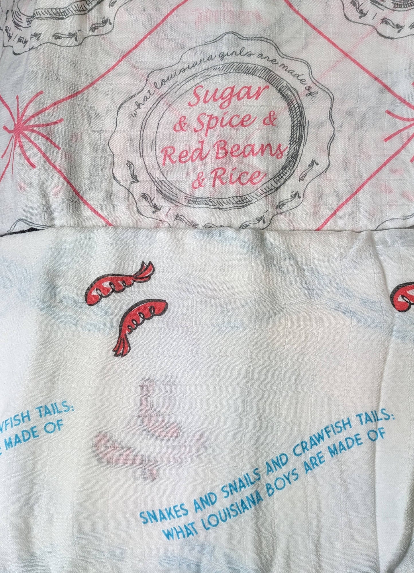 Louisiana Girls Swaddle Set (single set)