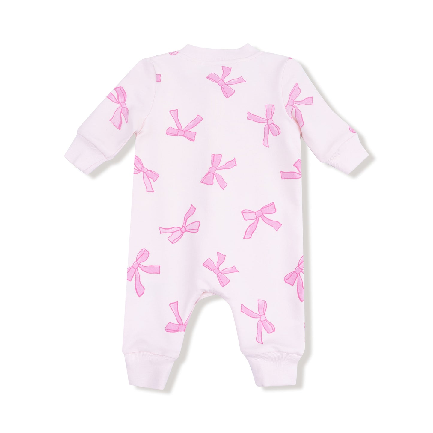 Baseball Collar Romper with Front Placket
