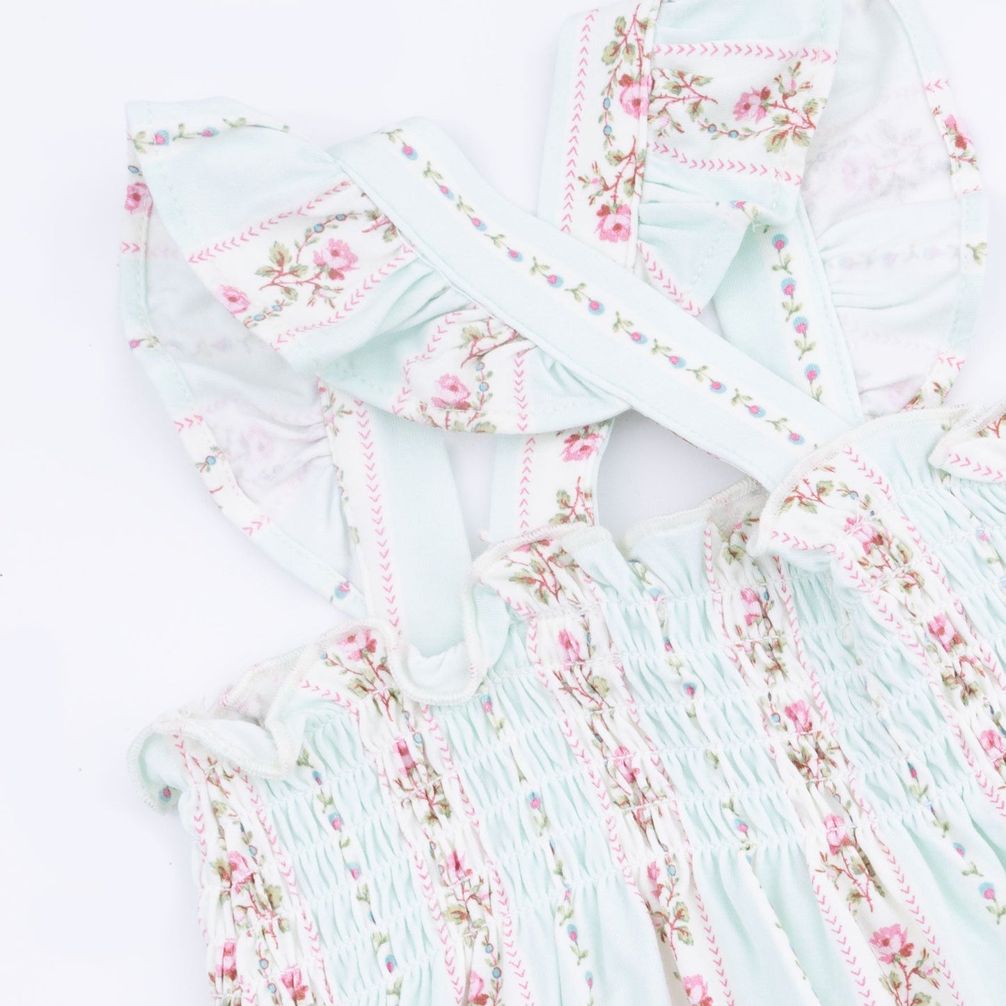 Antoinette Stripe - Smocked Top with Bloomer