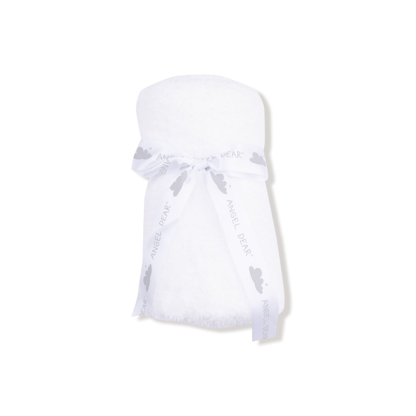 Chenille - White Stroller Blanket