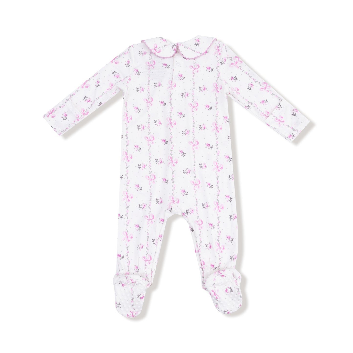 Smocked Peter Pan Snap Footie