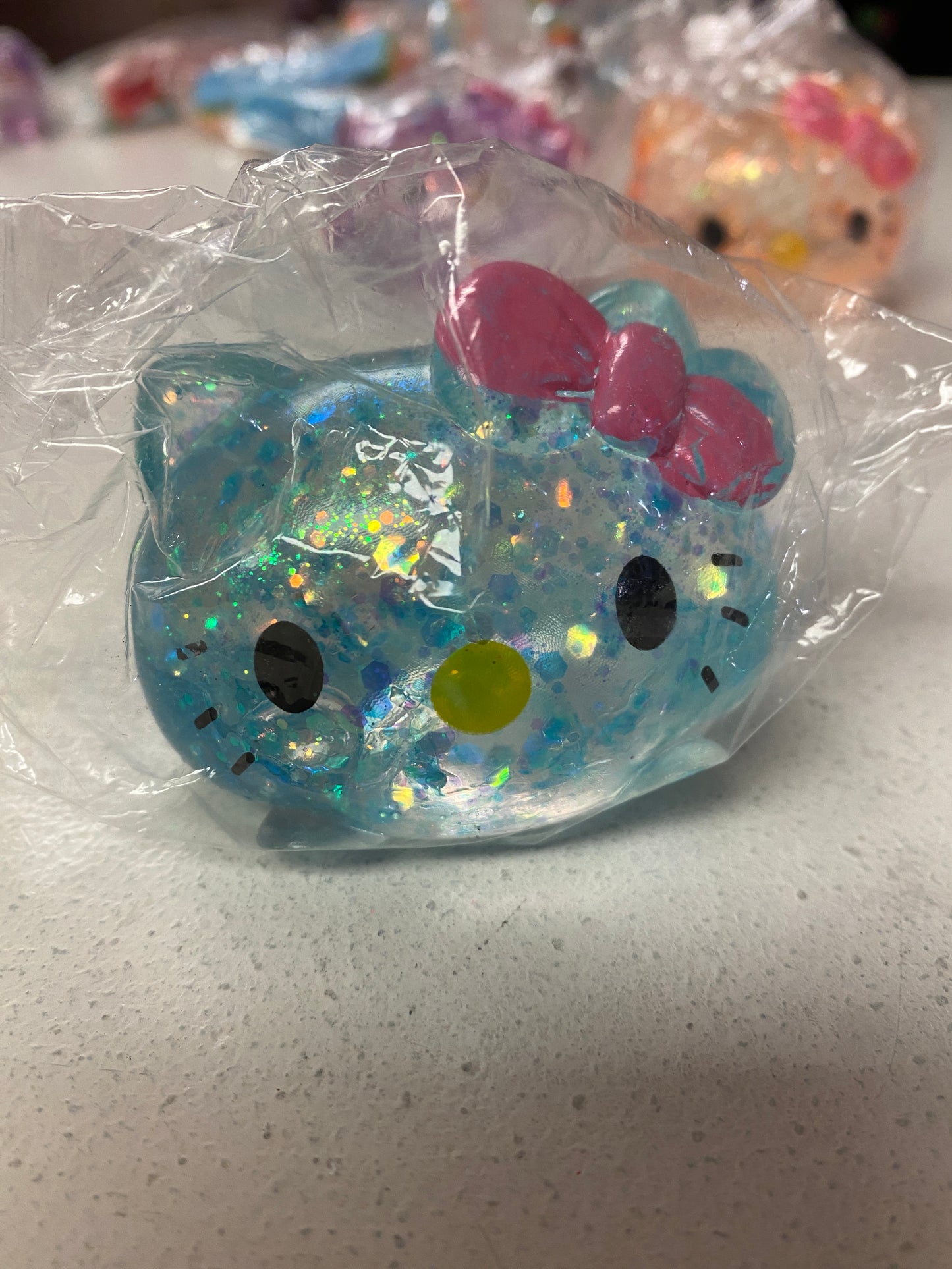 Hello Kitty Sugar Maltose Squishy ā Glitter Sensory Fidget Toy