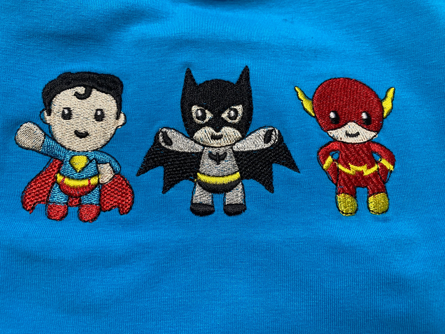 DC Heros embroidery outfits