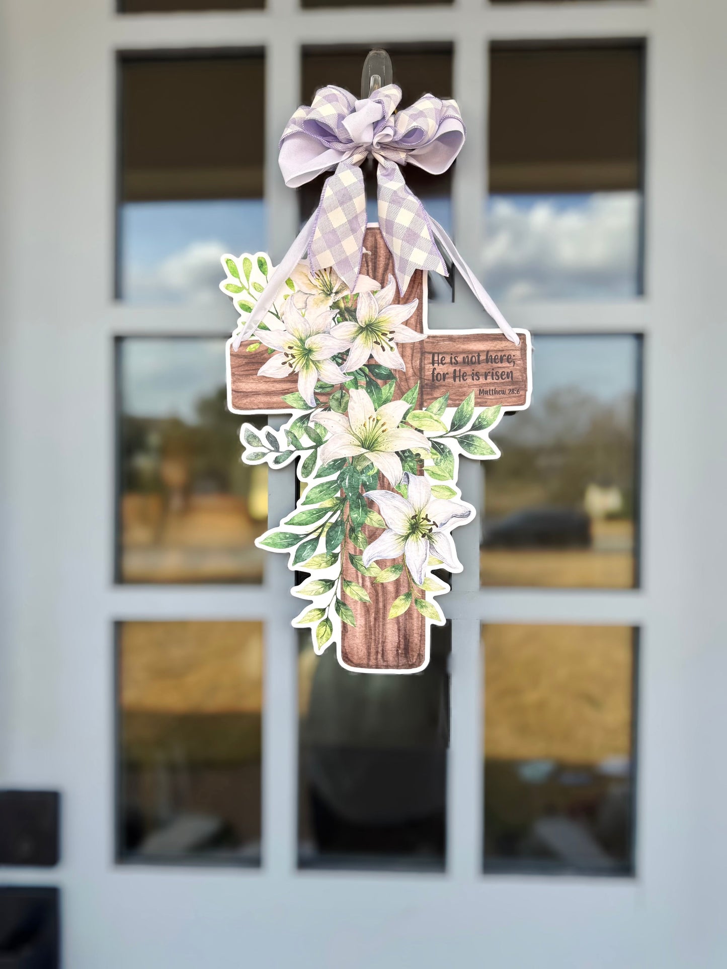 He is Risen Door Hanger