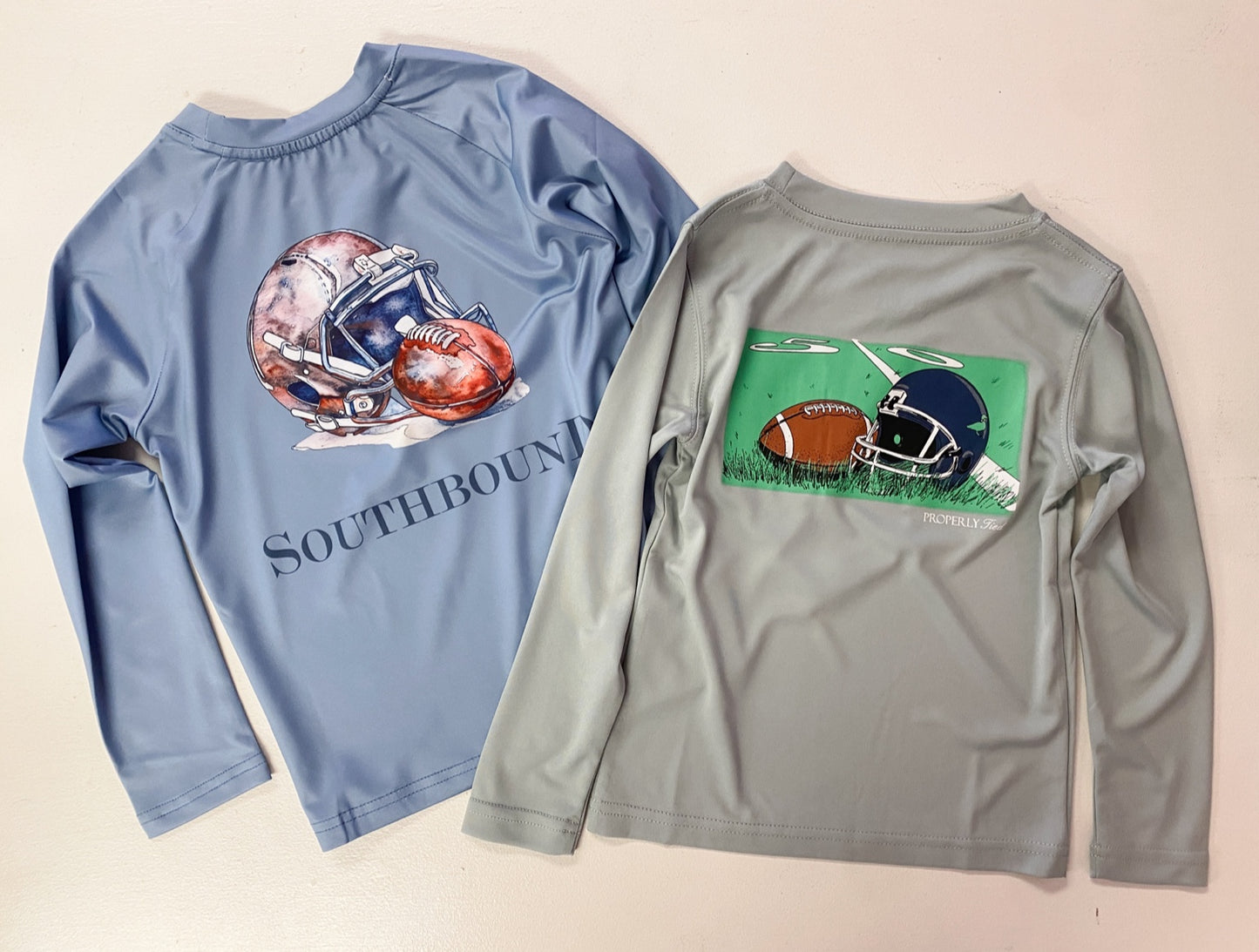 Boys Performance Tee LS Gametime Chrome Grey
