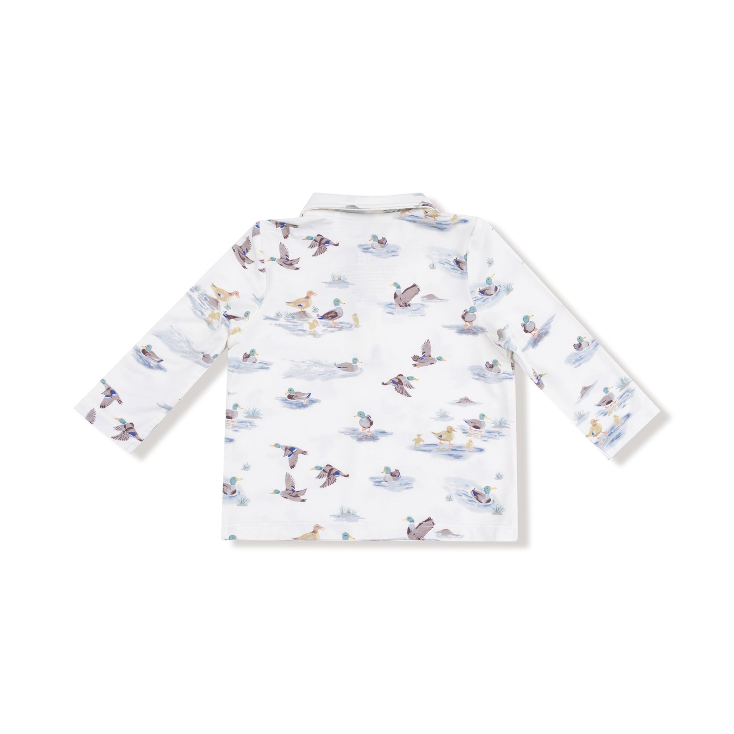 Long Sleeve Polo Shirt with Bamboo Jogger