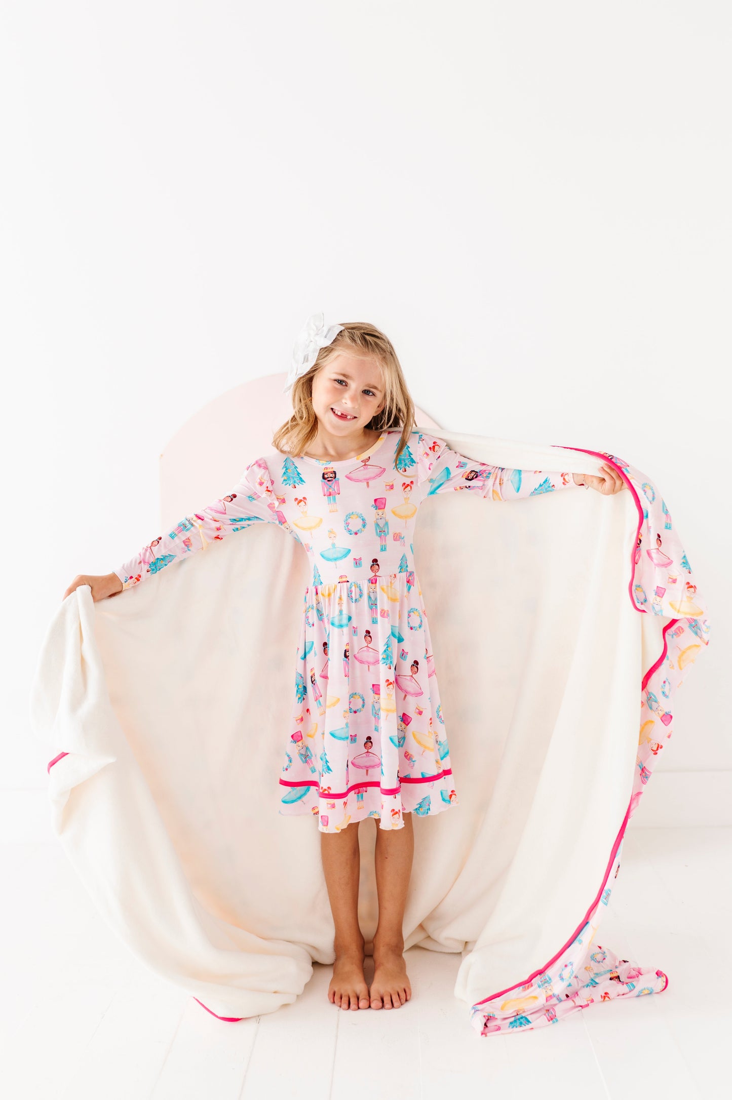 Sugarplum Plush Toddler Blanket