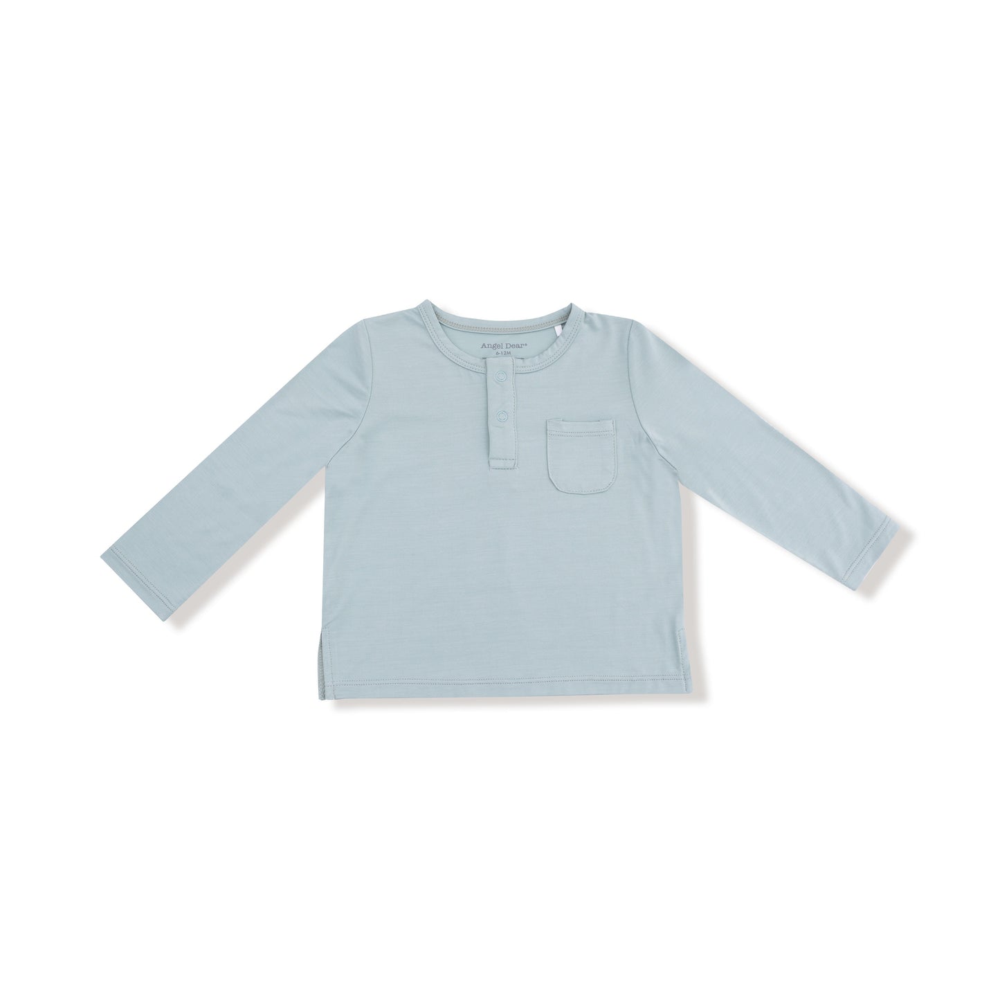 Long Sleeve Henley with Pocket