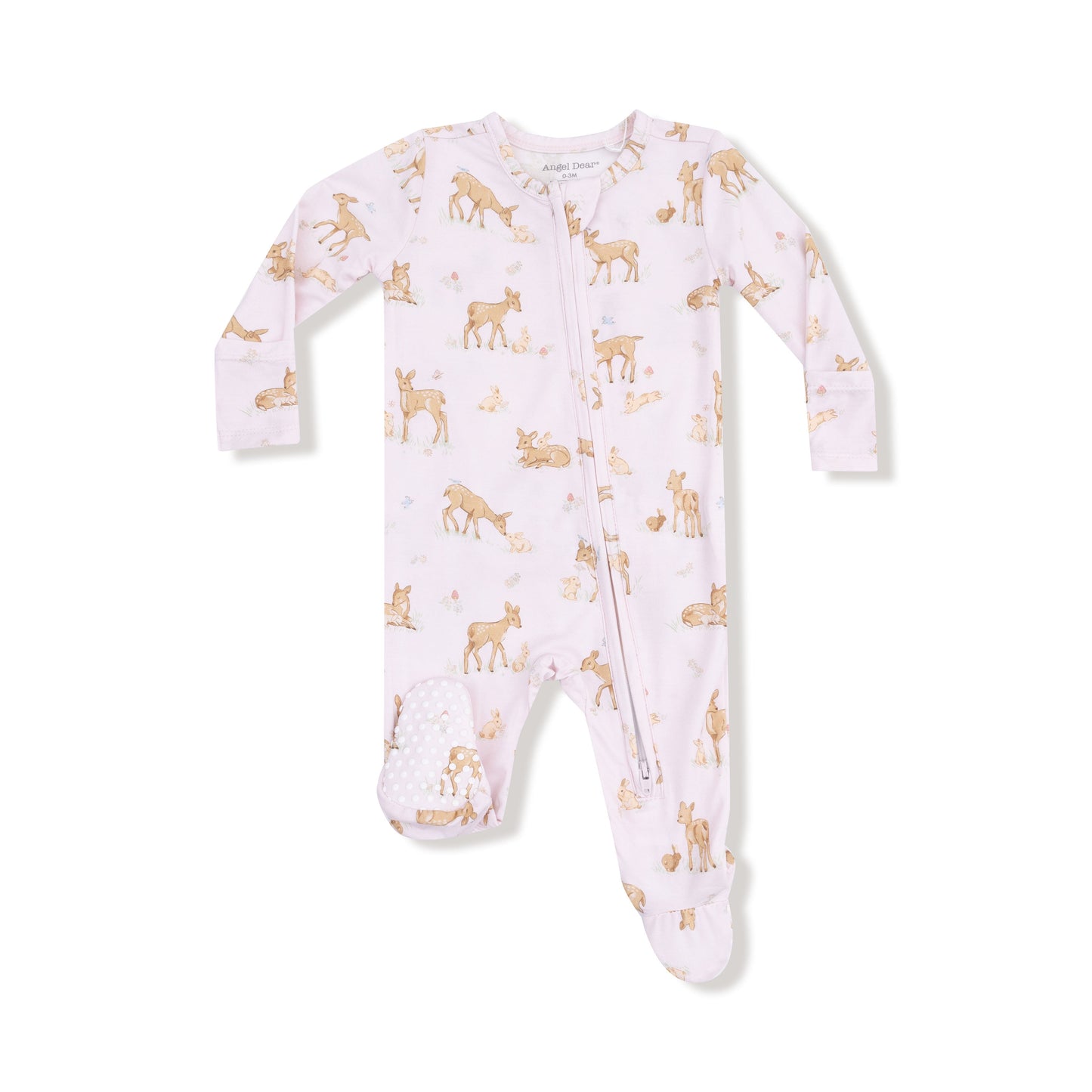 2 Way Zipper Ruffle Back Footie