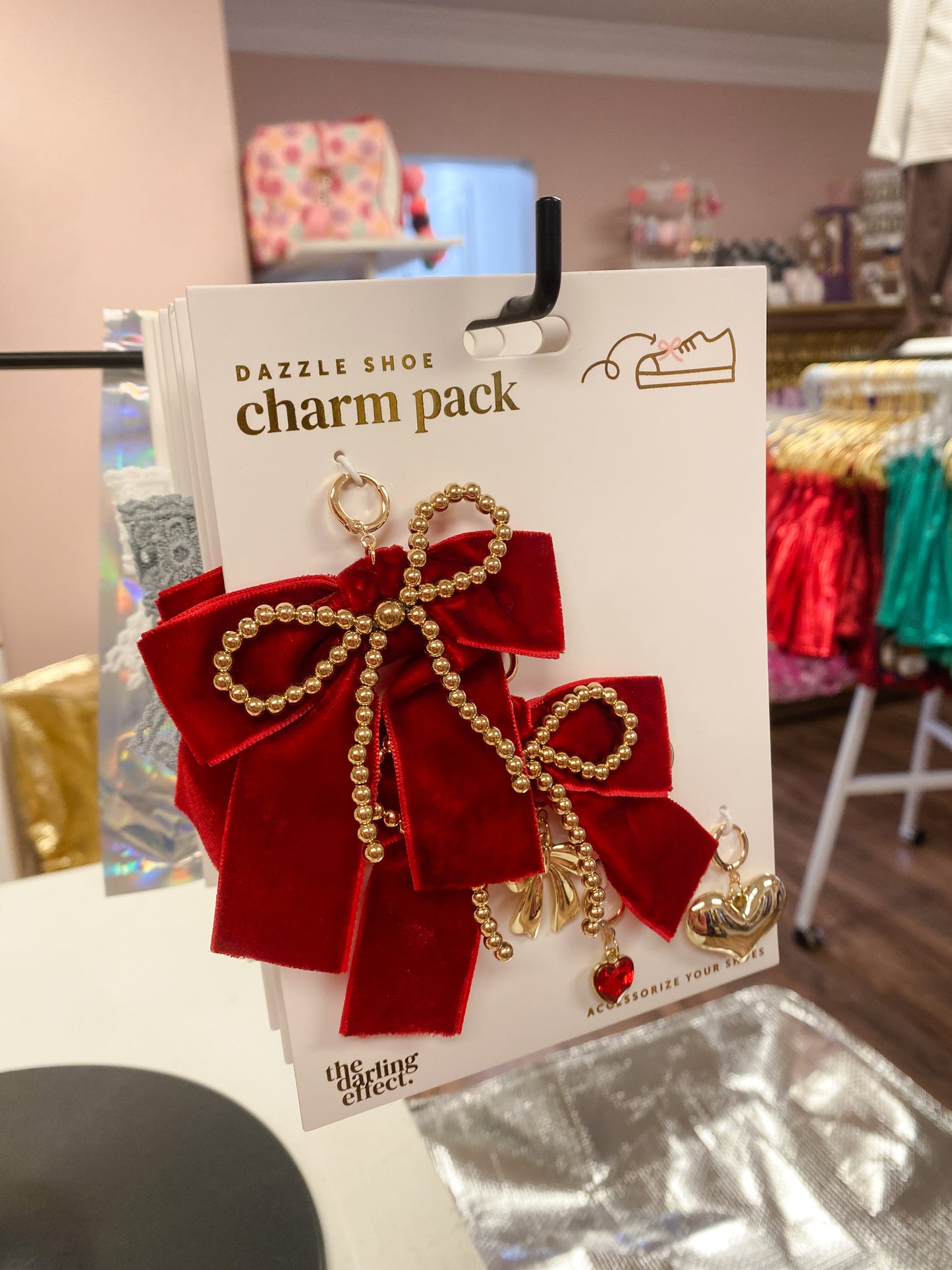 Dazzle Shoe Charm Pack – Holiday & Valentine’s Sneaker Accessories