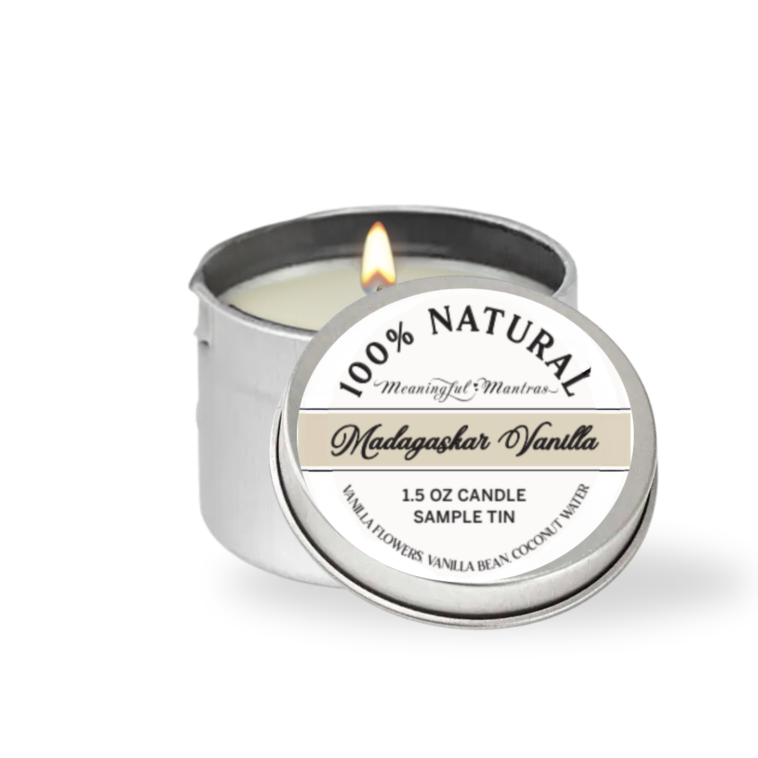 1.5oz Madagascar Vanilla Tin Candle