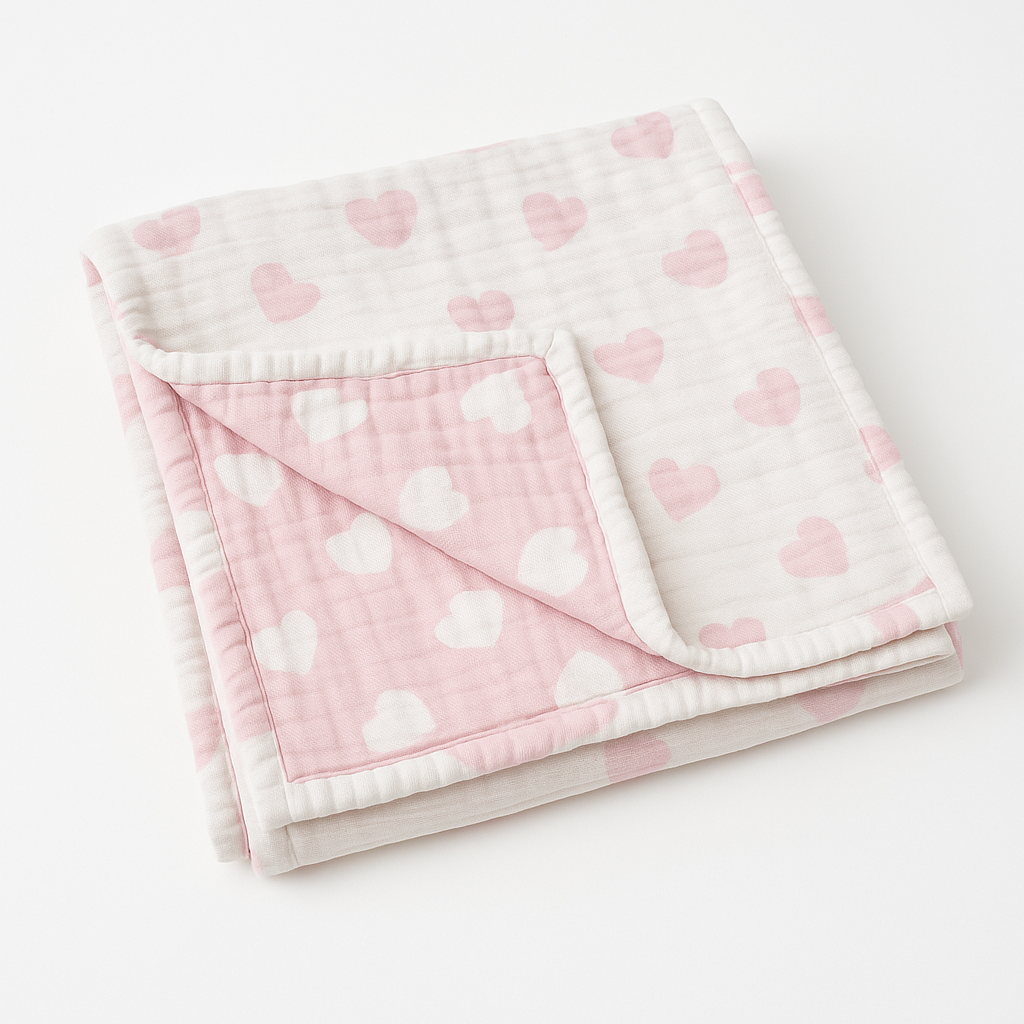 Hearts Baby Blanket