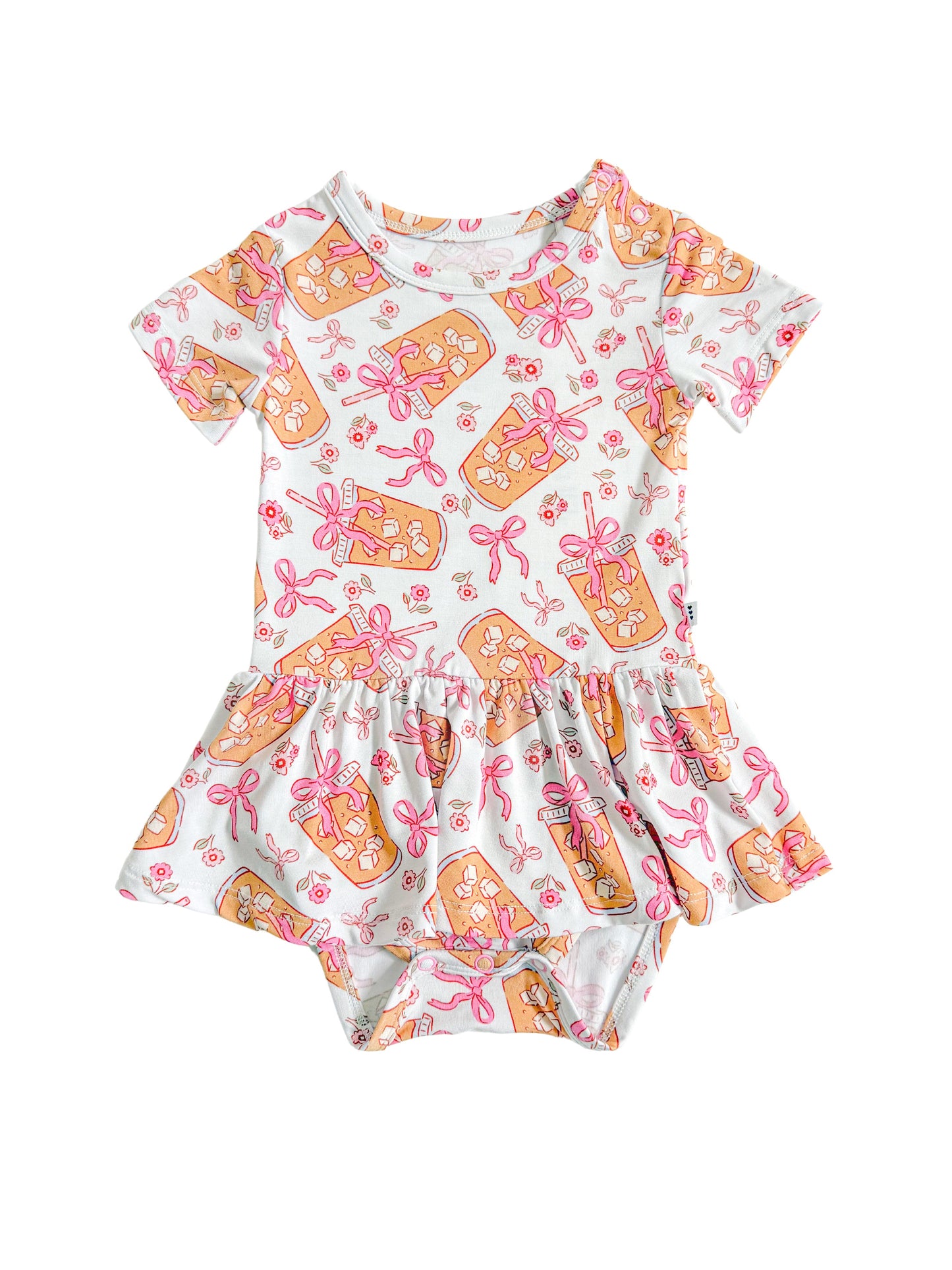Bows and Brews Bamboo Skirted Bodysuit