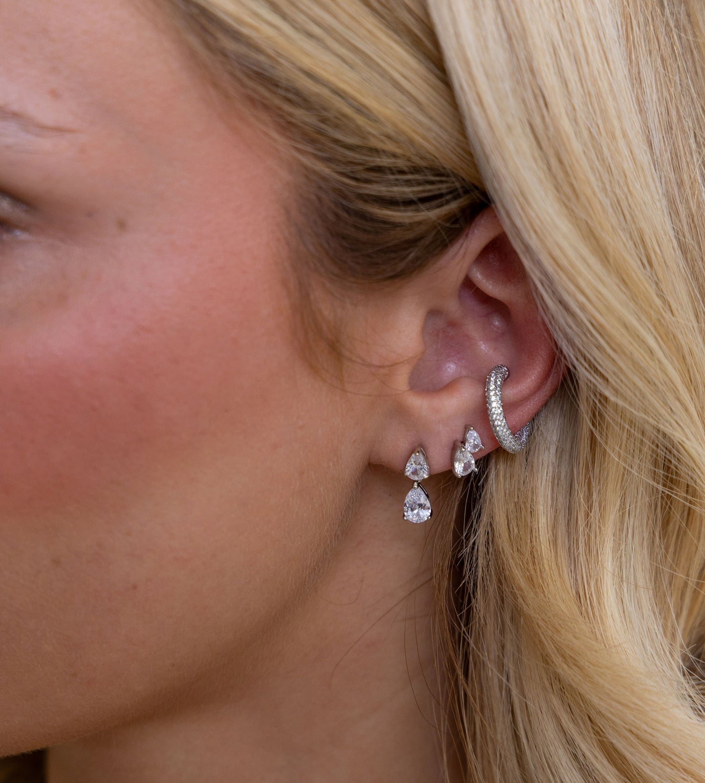 Harmony Mini Pear Studs