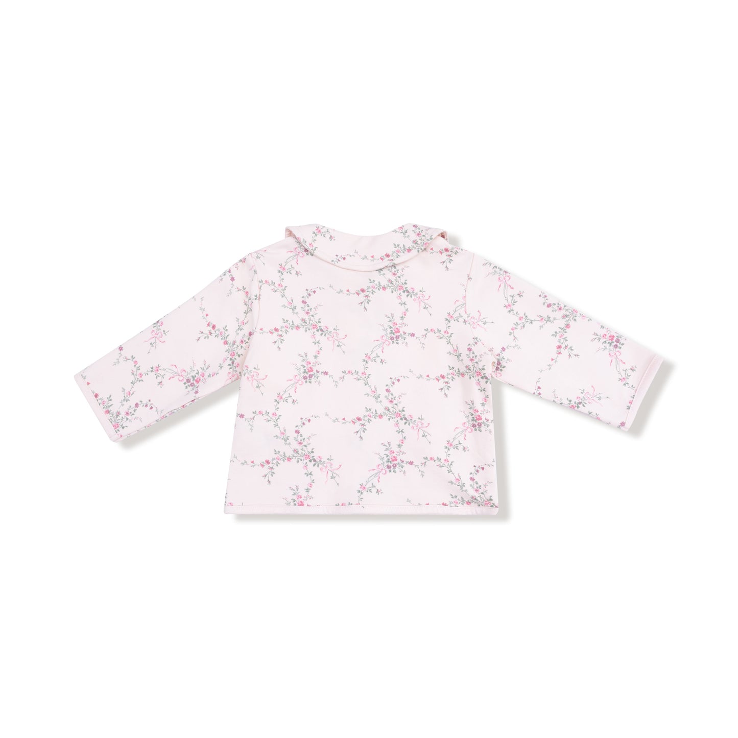 Antoinette Floral - Tweed Style Jacket with Bow Pockets