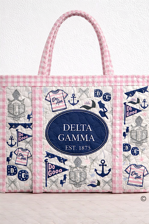 SC - ETA 4/30 - Delta Gamma Sorority Tote Bag