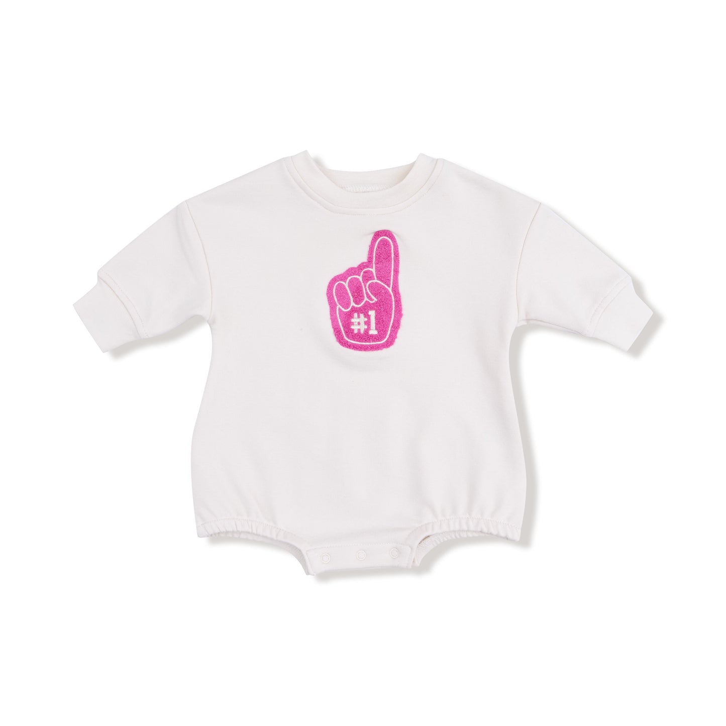 Sweatshirt Bubble with # 1 Patch
