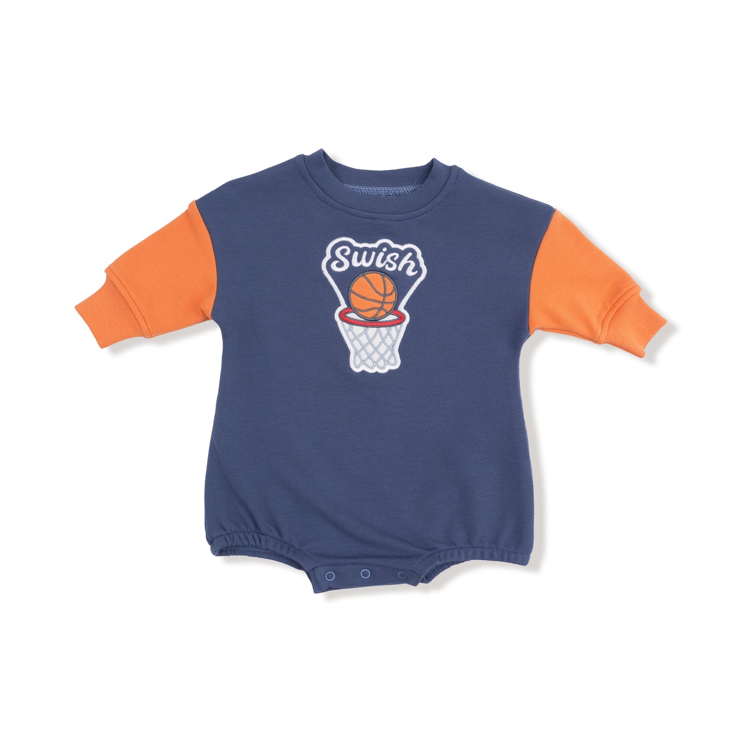 Sweatshirt Bubble with Basketball Patch
