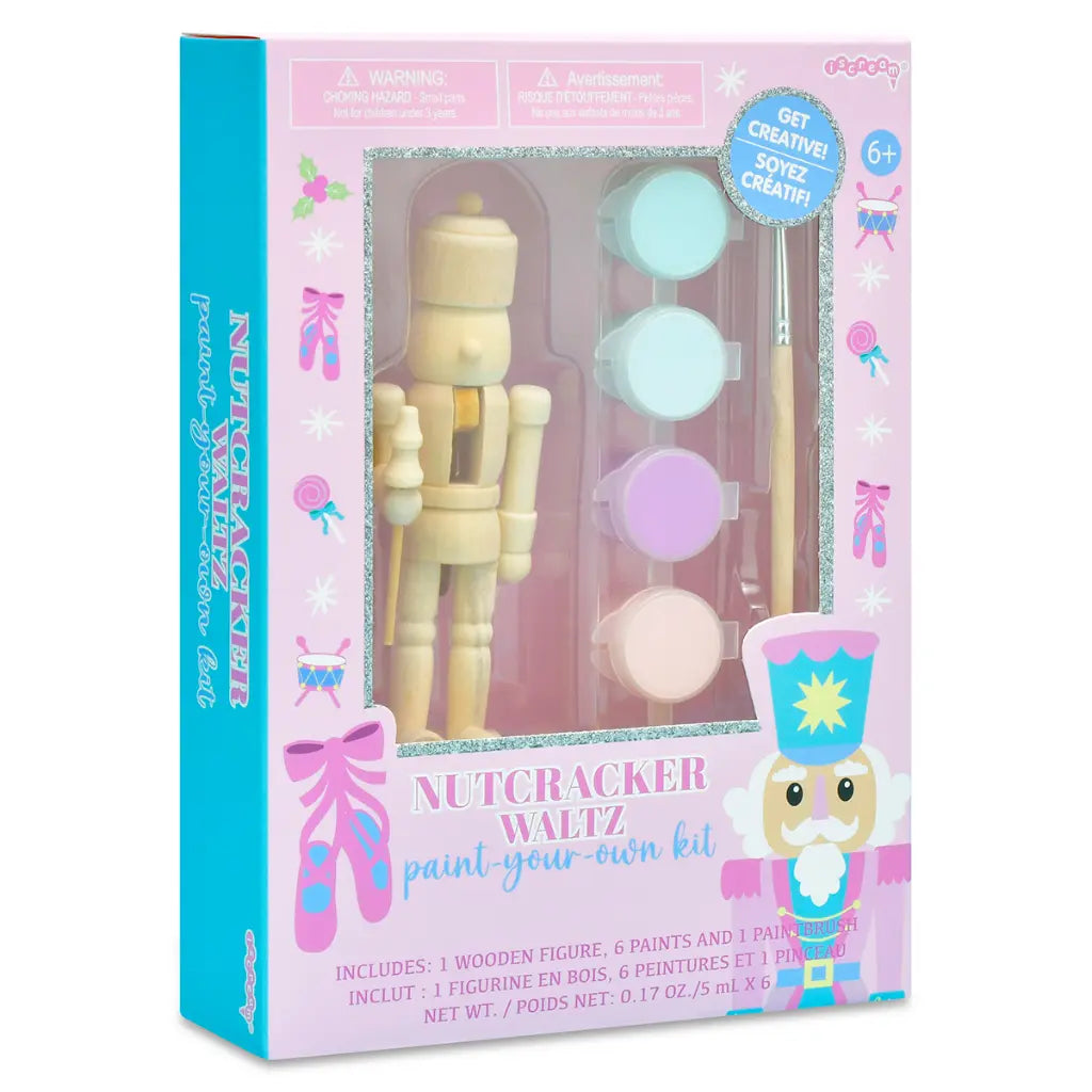 Paint-Your-Own Nutcracker Waltz Kit – Kids Holiday Craft Set