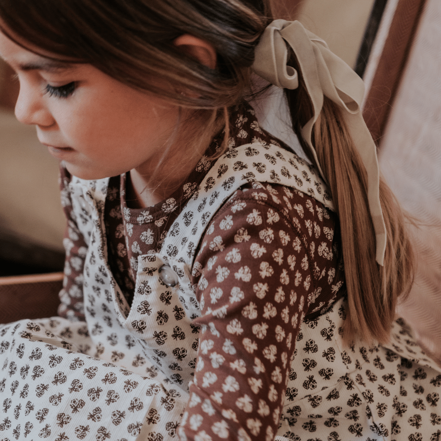 The Printed Long Sleeve Tee - Rustic Floral