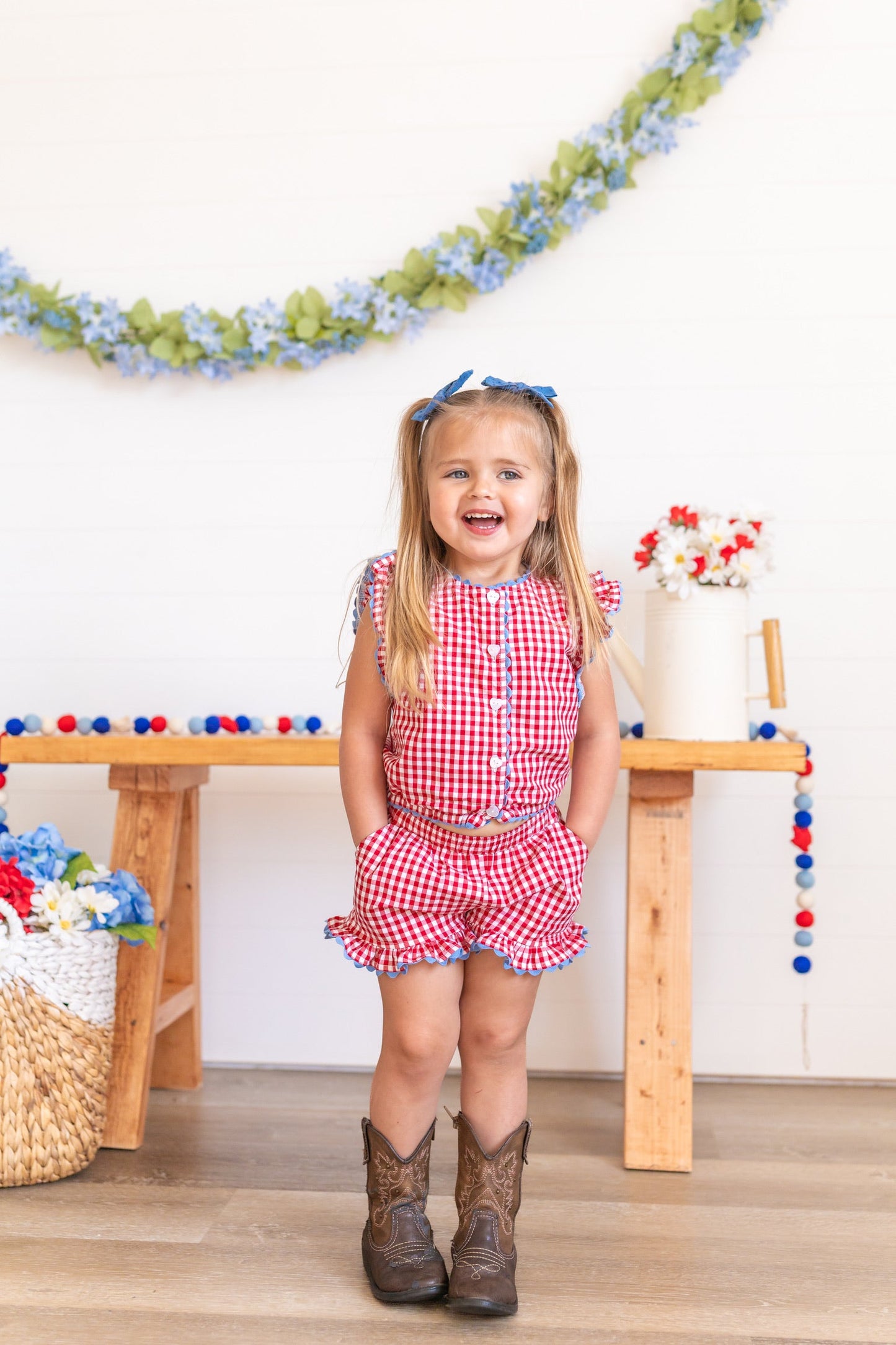 All American Gingham Set