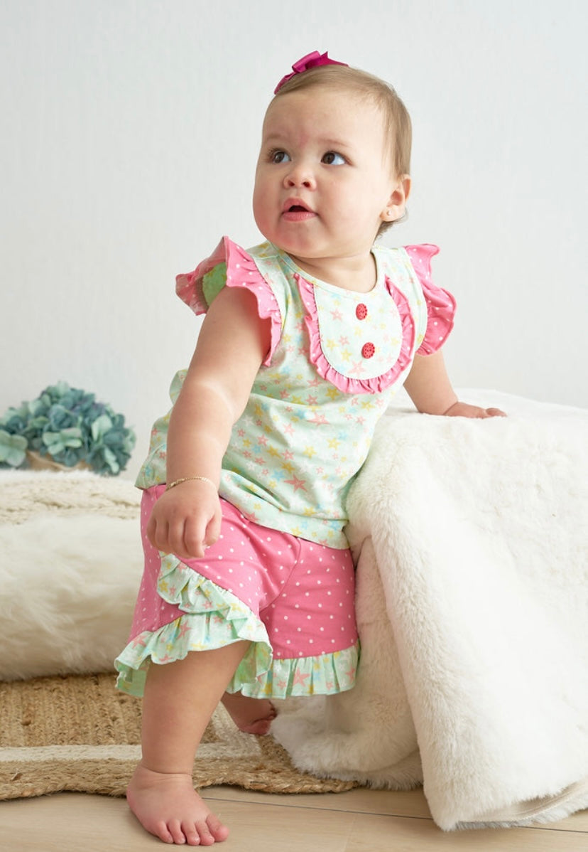 Platinum Star Shorts Set