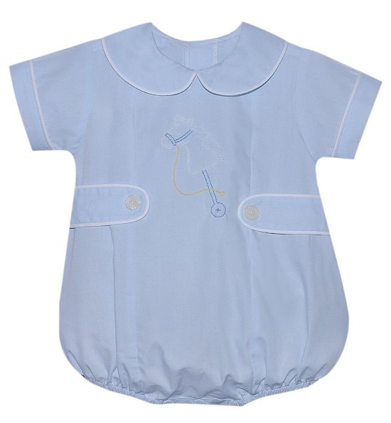 Blue Keaton Bubble-Stick Horse