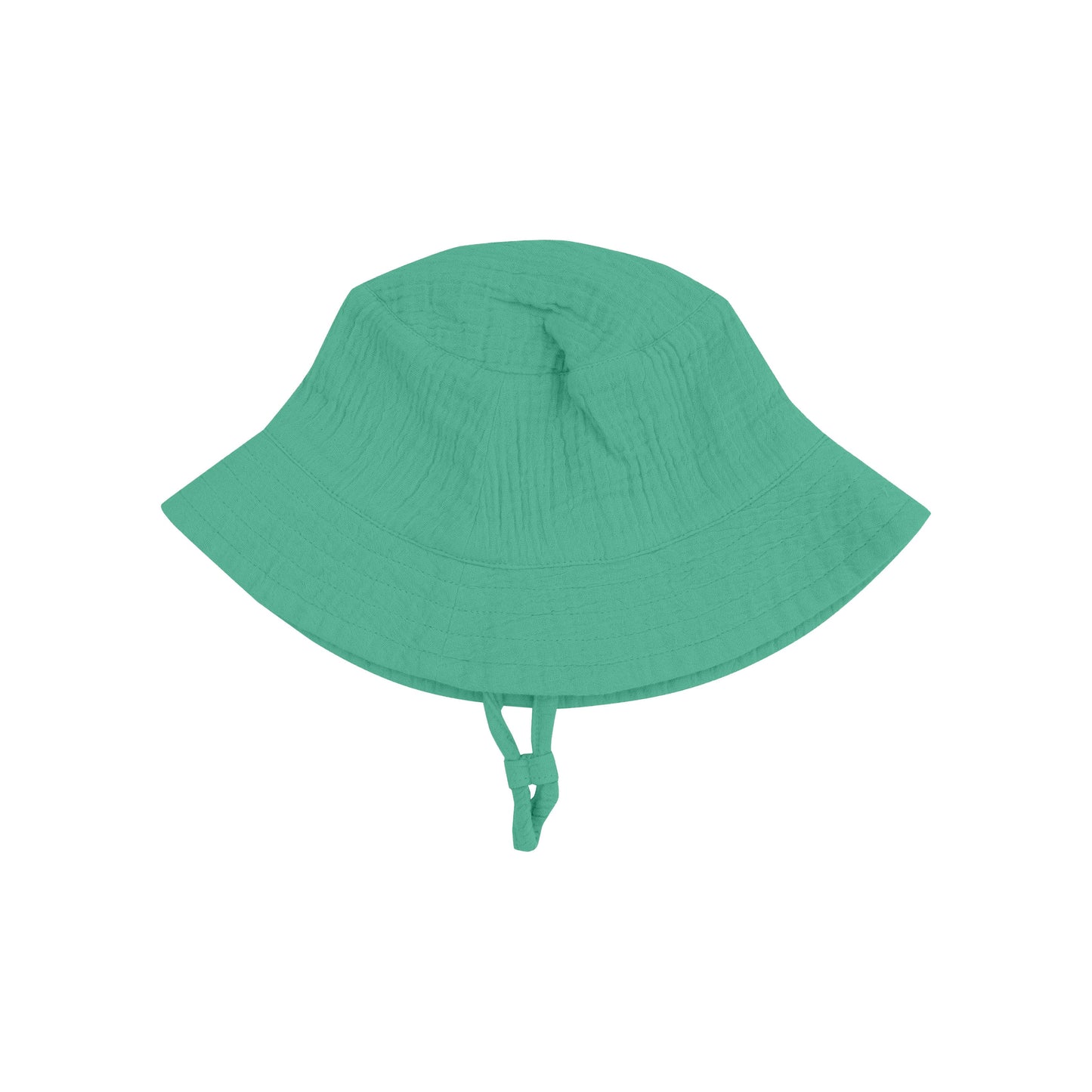 Solid Muslin Ming Green - Bucket Hat