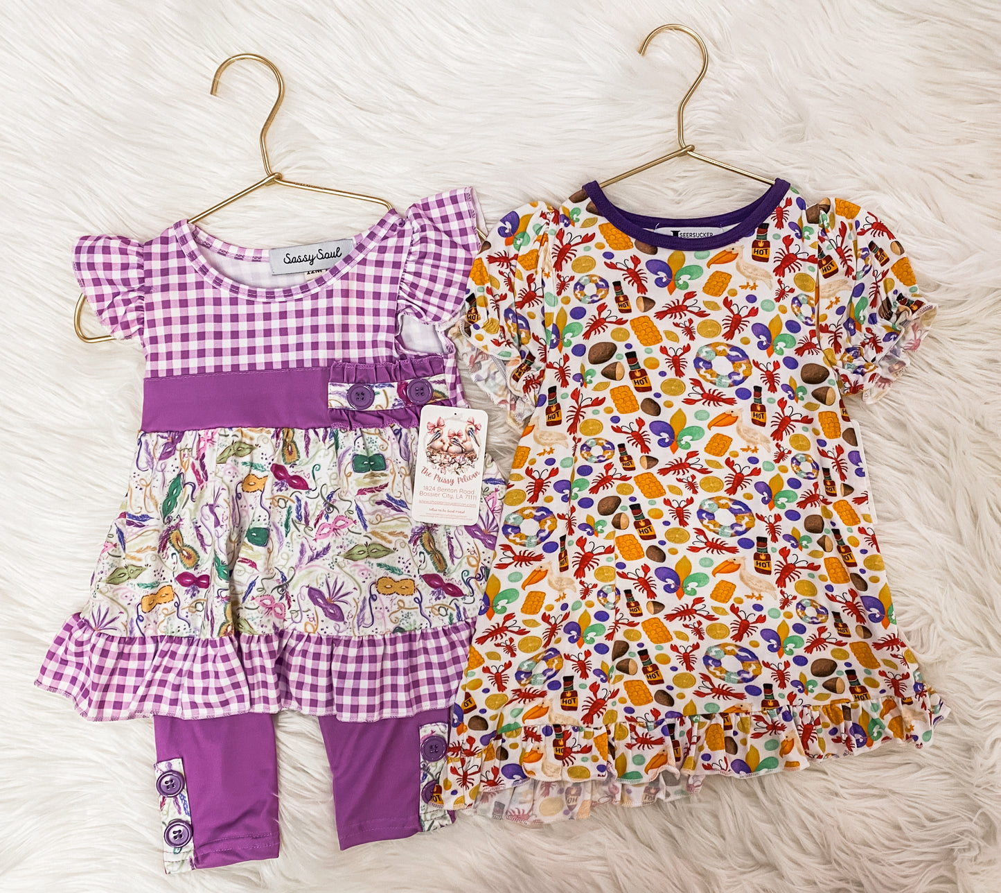 Louisiana Mardi Gras Dress