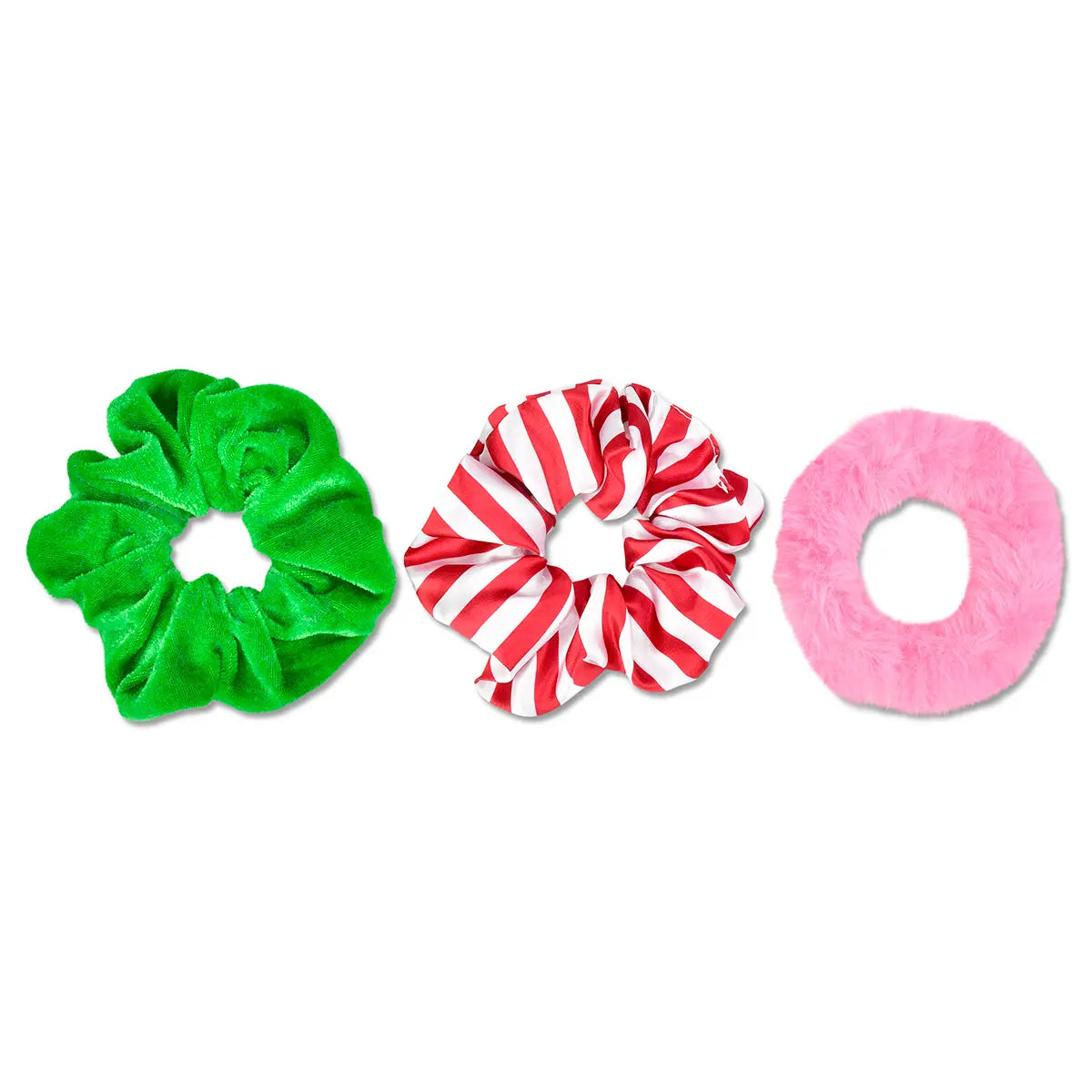 Merry Ornament Scrunchie Set – Holiday Hair Accessories
