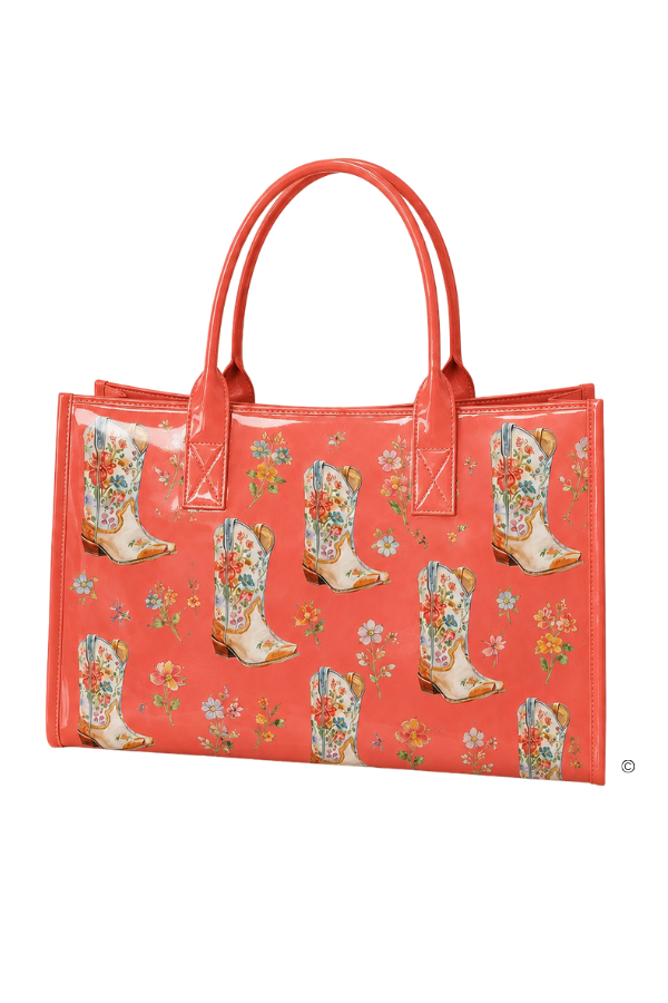SC - ETA 10/15-10/29 The Cowgirl Garden Vinyl Tote Bag©