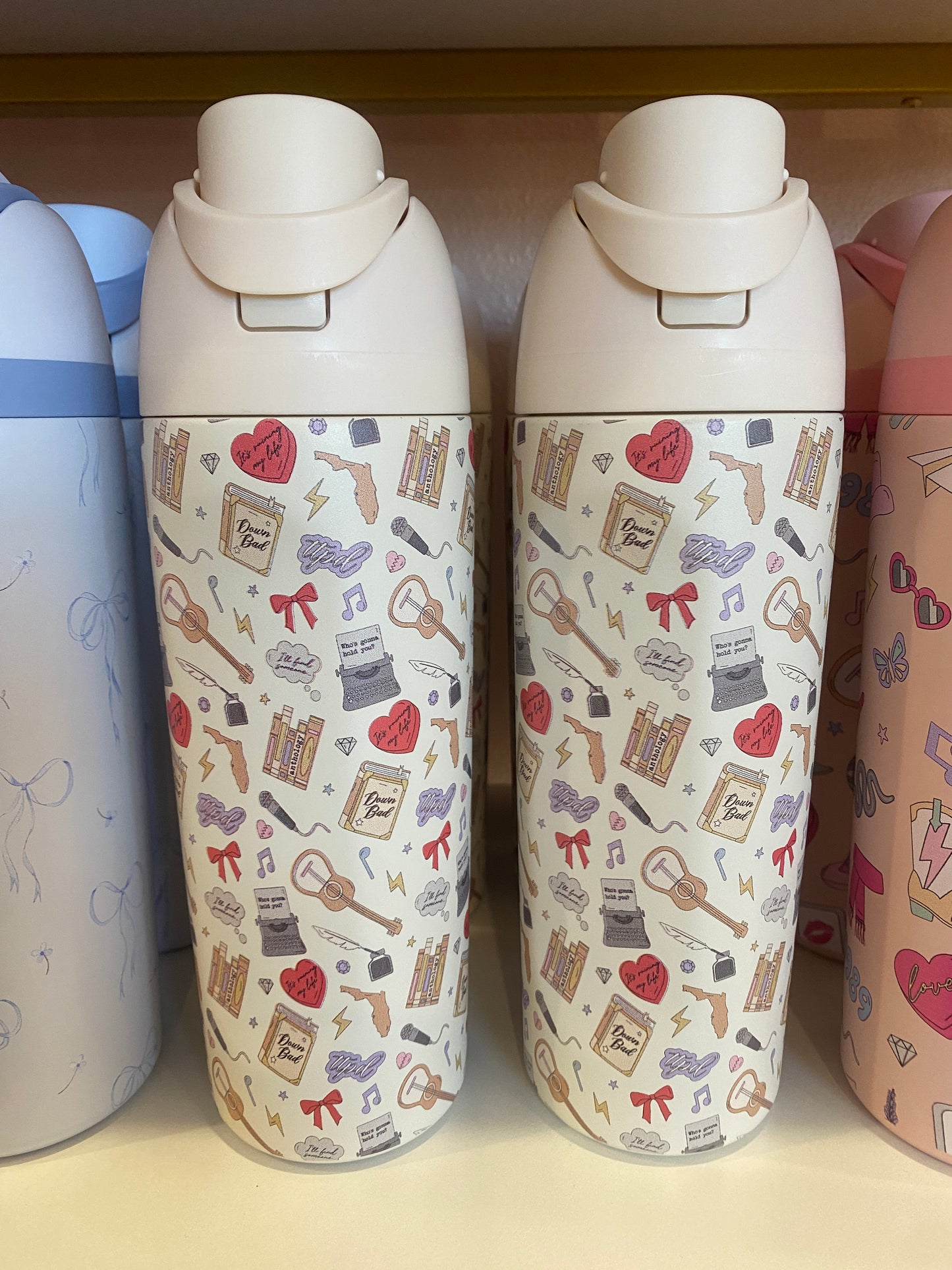 Taylor Swift TTPD Inspired 20 oz Insulated Tumbler, Ivory