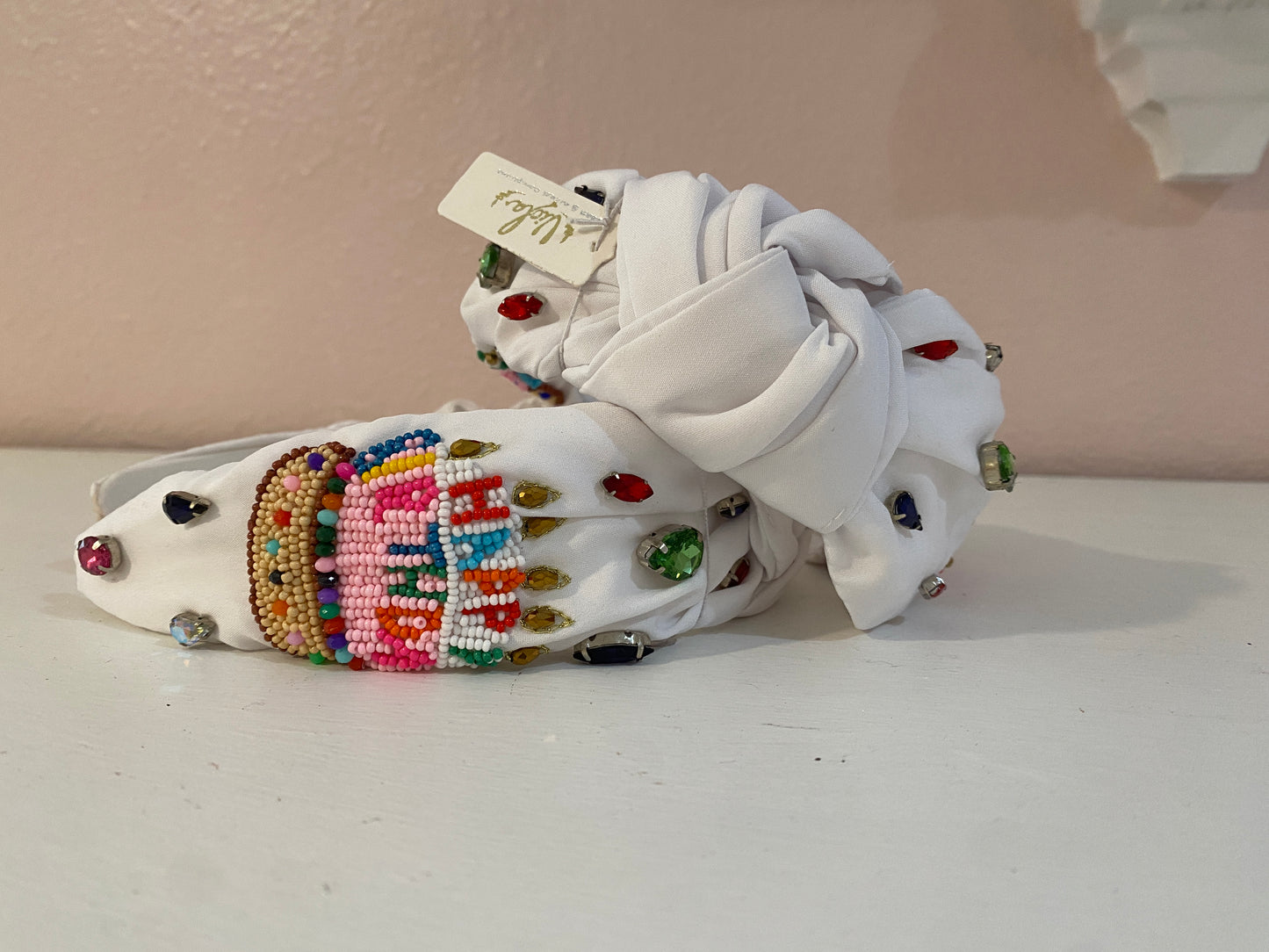 Happy Birthday Cake Headband