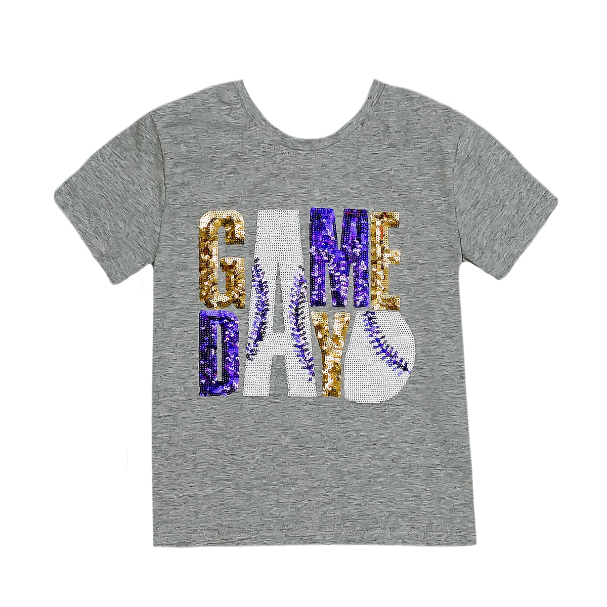 Kids' Gameday Purple and Gold Shirt