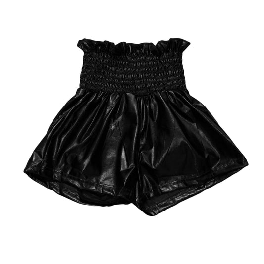 Black Metallic Swing Adult Shorts