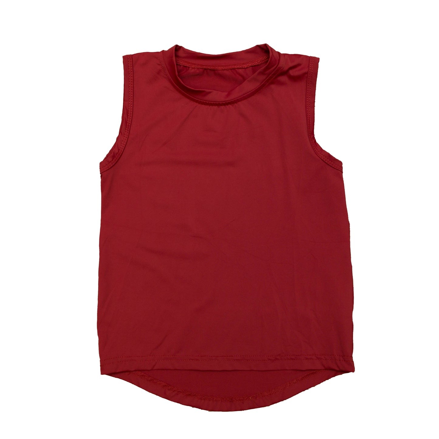Maroon High Low Adult Tank