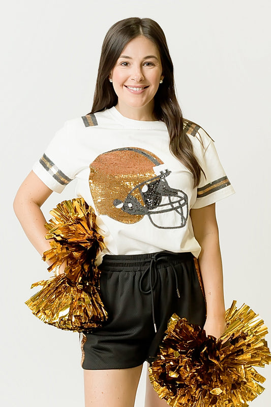 Black and Gold Helmet Shirt