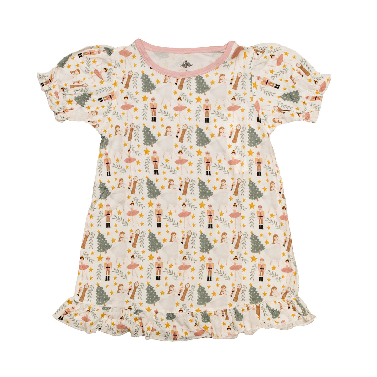 Kids' Nutcracker & Christmas Tree Bamboo Play Dress