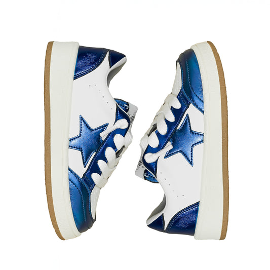 Royal Blue Star Adult Sneakers