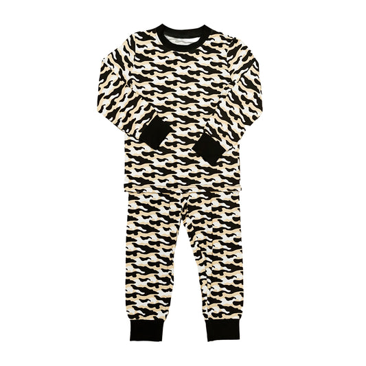 Black and Gold Camo Pajamas