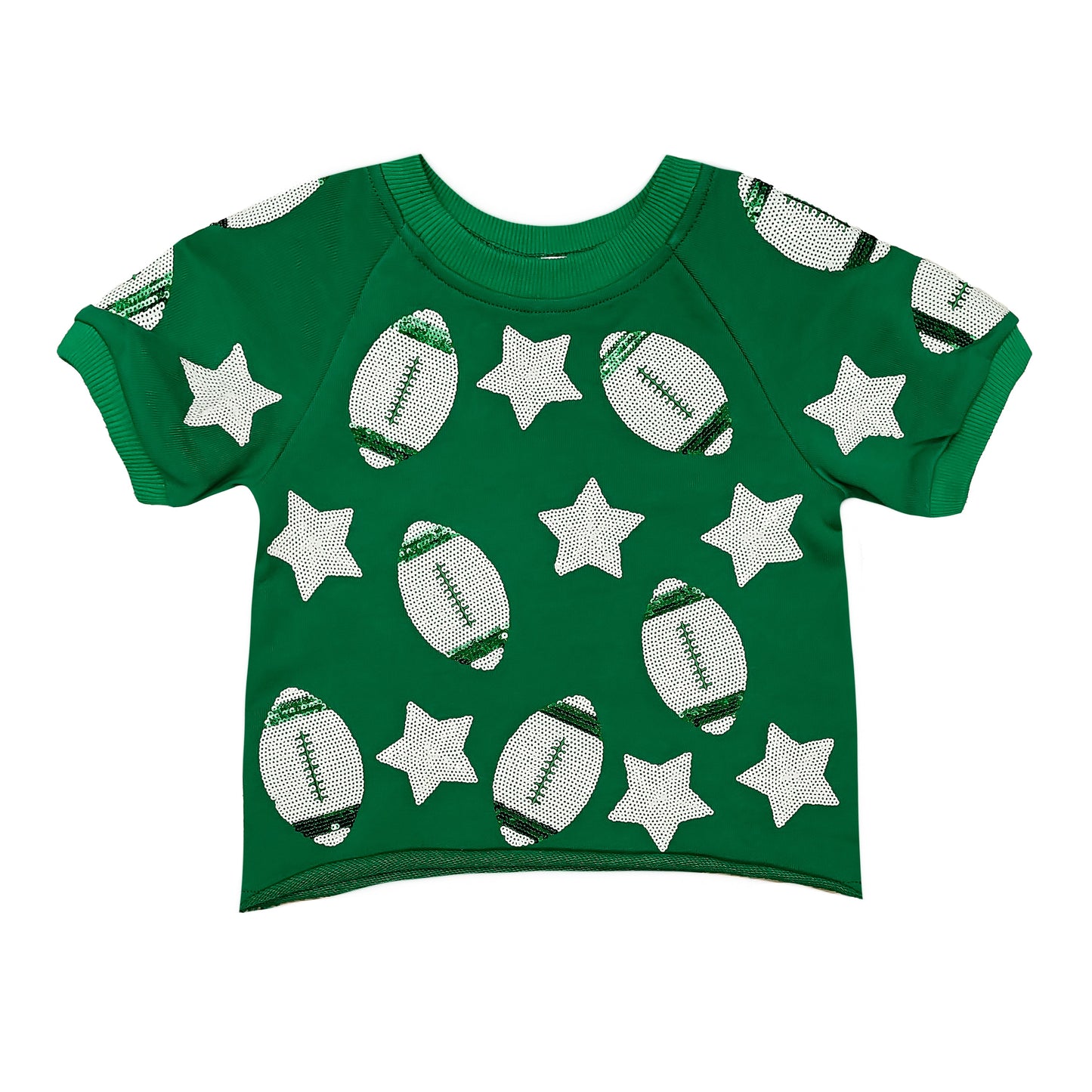 Green Football Top