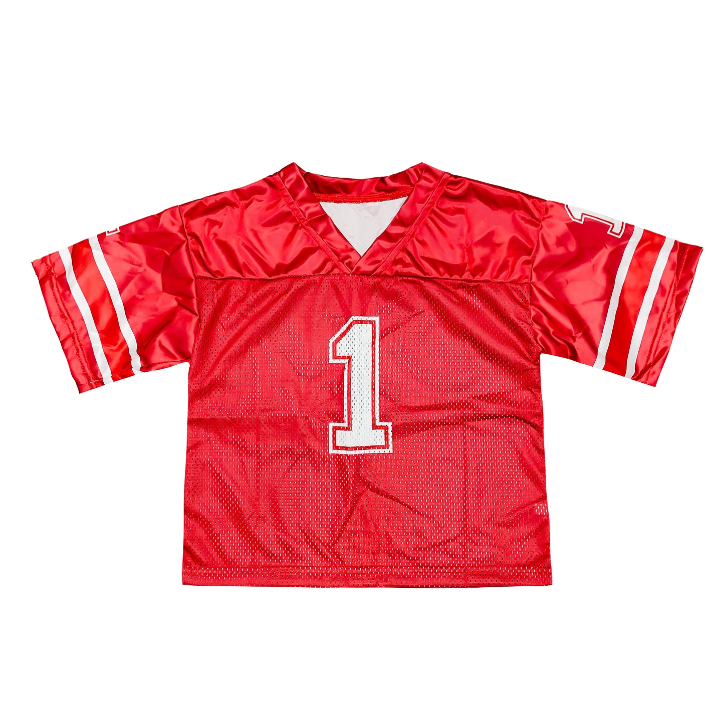 Kids' Red & White Football Jersey