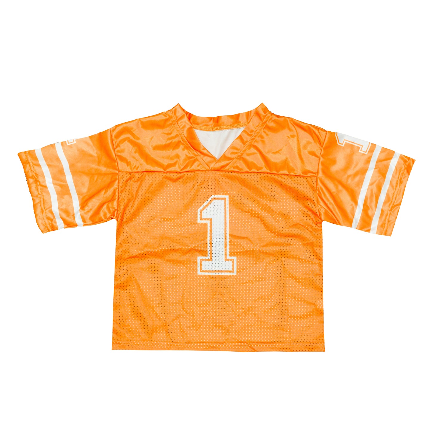 Kids' Orange & White Football Jersey