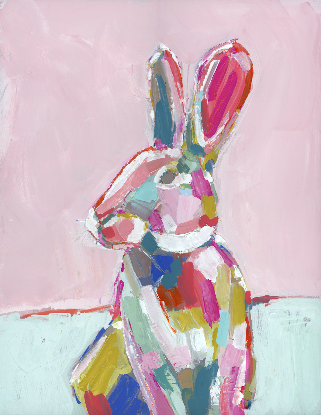 Hippity Hops Bunnies Fine Art Prints