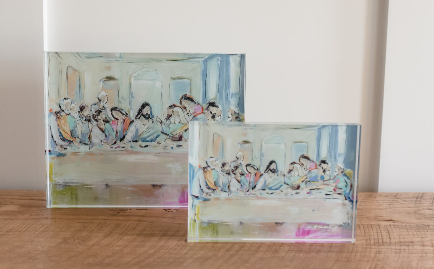 Legacy Meal II Last Supper Acrylic Tabletop Art
