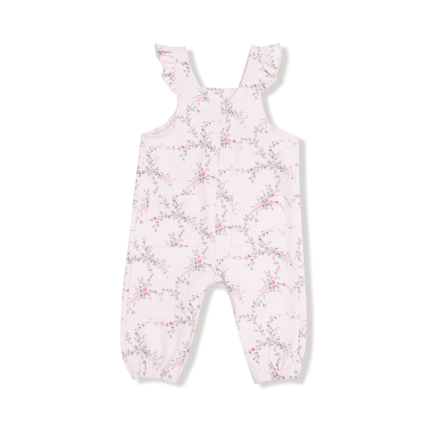Antoinette Floral - V Overalls with Elastic
