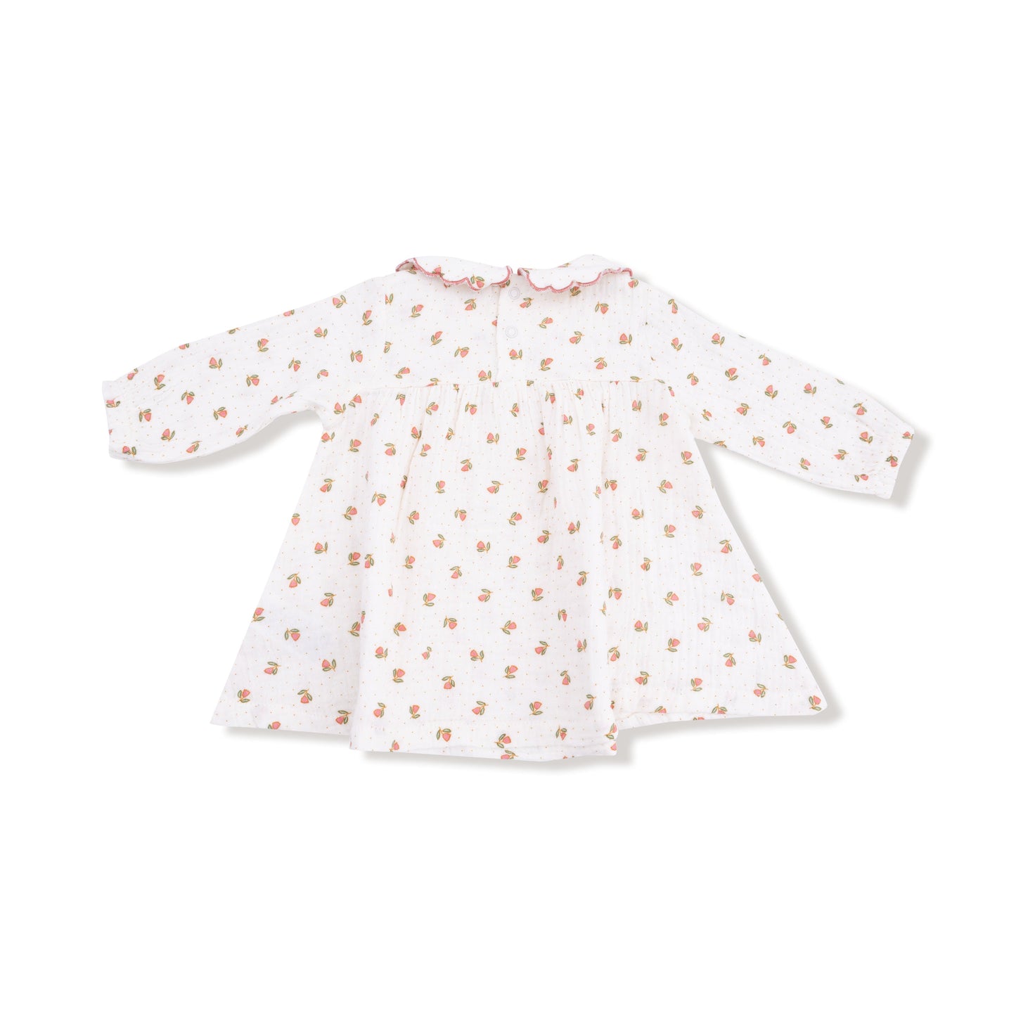 Long Sleeve Petal Collar Dress and Bloomer